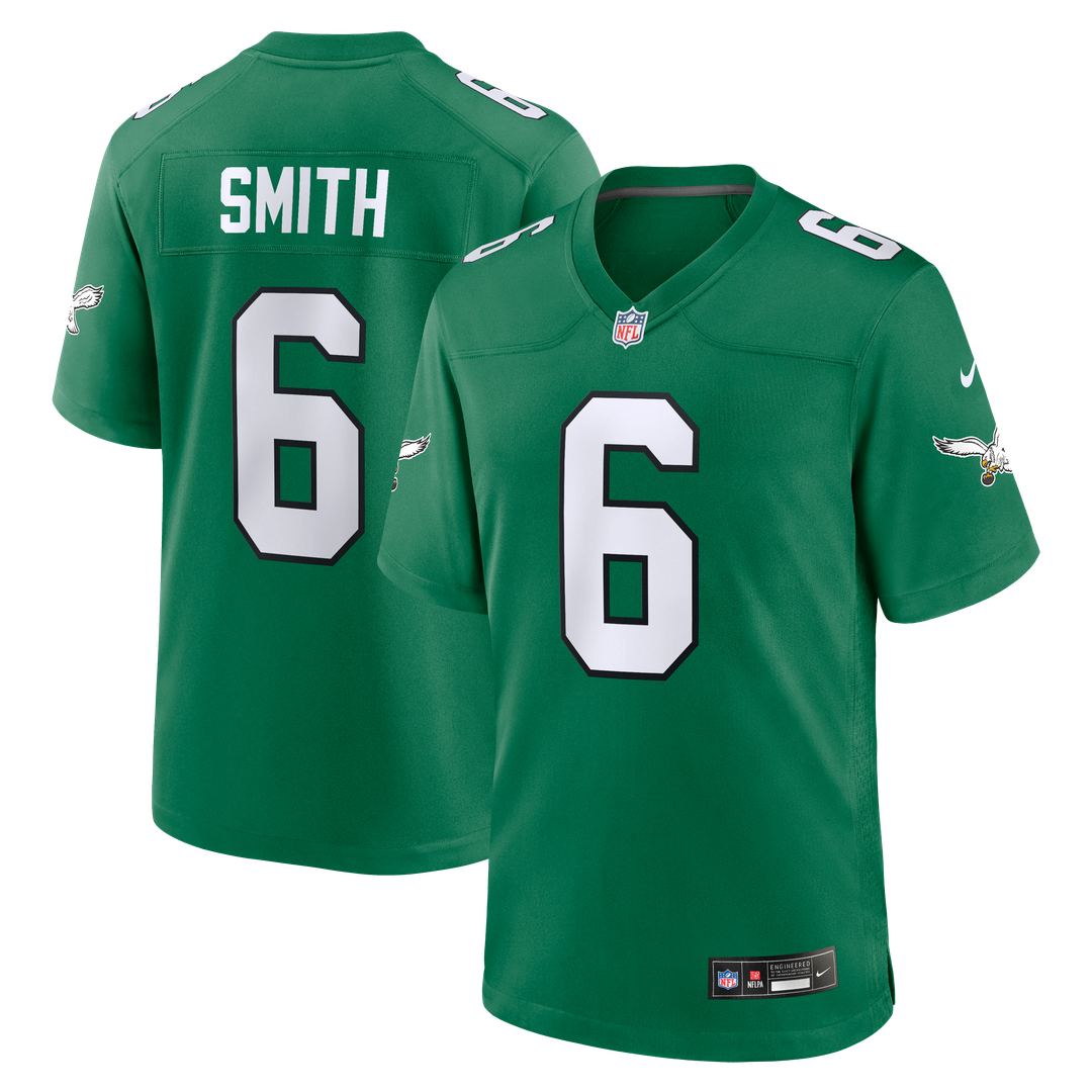 DeVonta Smith Philadelphia Eagles Nike Kelly Green Alternate Game Player Jersey