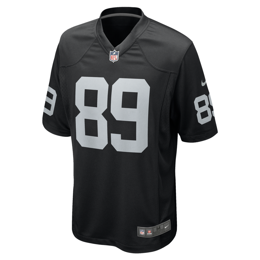 Brock Bowers Las Vegas Raiders Nike White Game Jersey