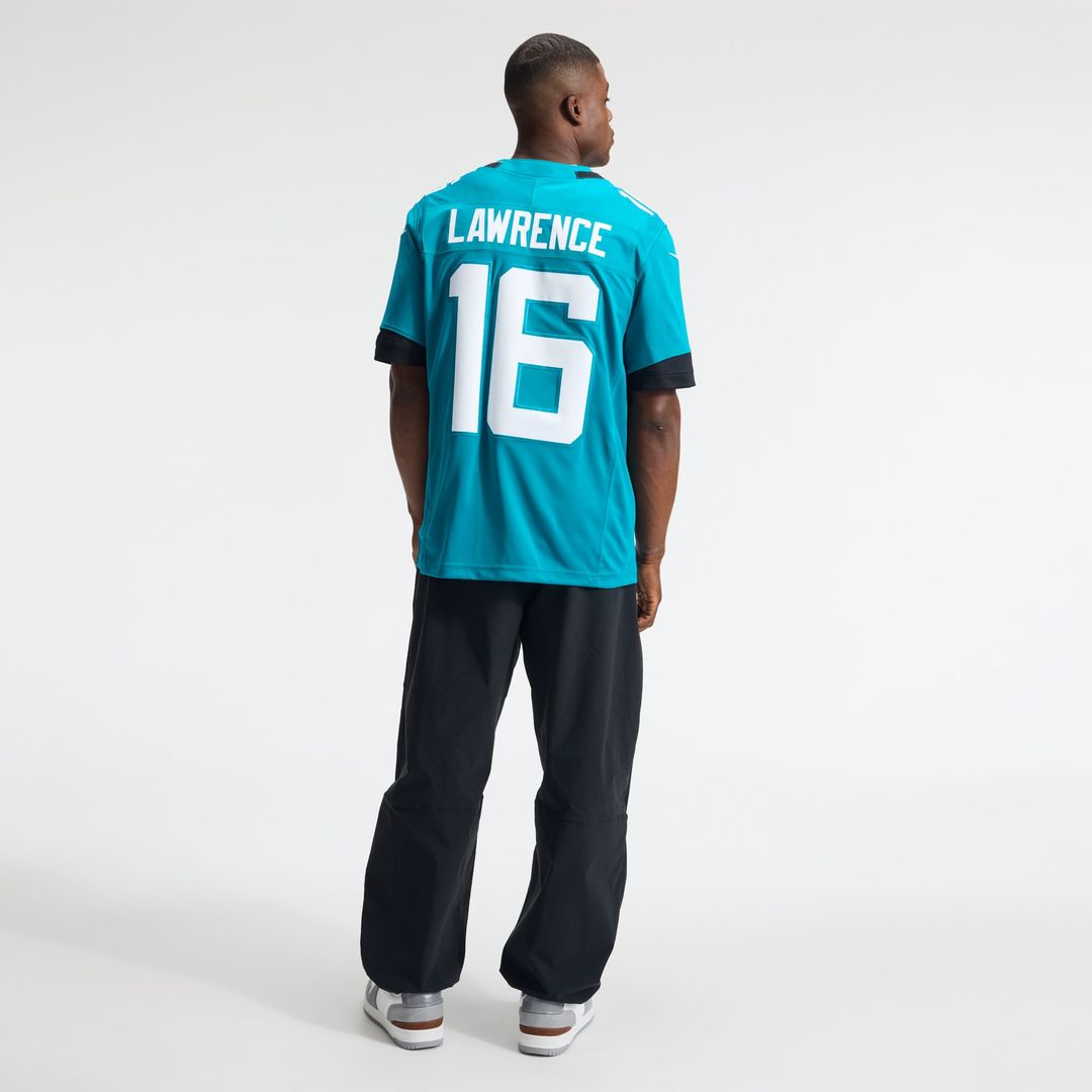 Trevor Lawrence Jacksonville Jaguars Nike Teal Team Vapor F.U.S.E. Stitched Limited Jersey