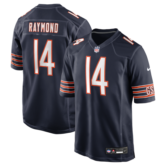Kalif Raymond Chicago Bears Nike Navy Team Game Jersey
