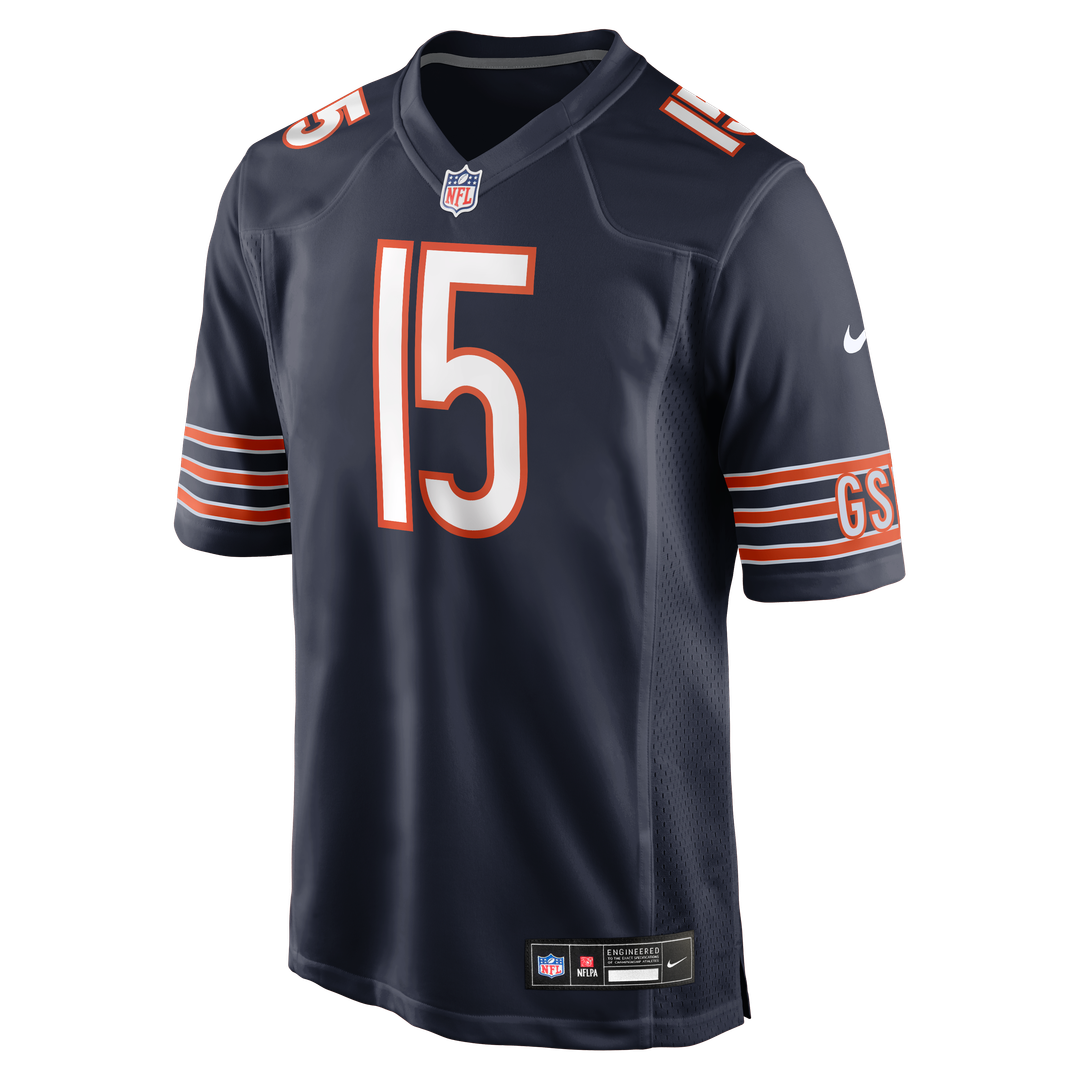 Rome Odunze Chicago Bears Nike Navy Player Game Jersey