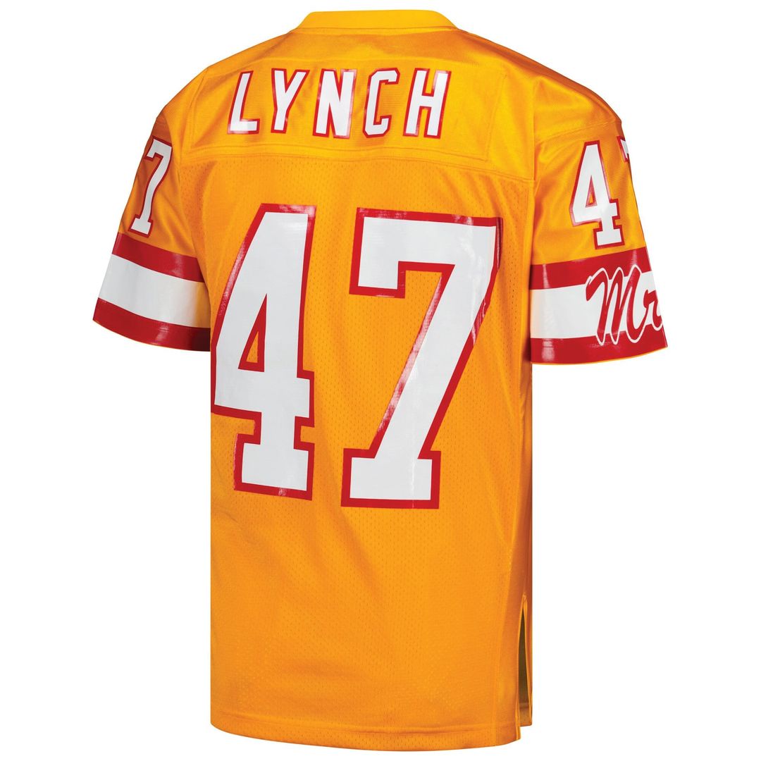 John Lynch Tampa Bay Buccaneers 1993 Mitchell & Ness Orange Authentic Throwback Retired Player Jersey