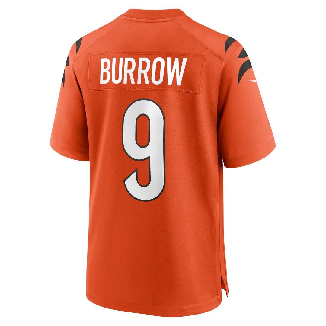Joe Burrow Cincinnati Bengals Nike Black Player Game Jersey