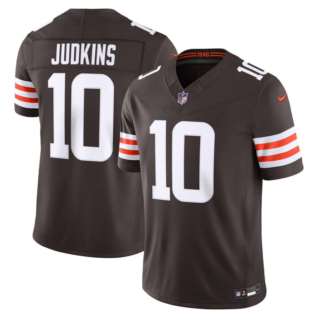 Quinshon Judkins Cleveland Browns Nike Brown Team Vapor F.U.S.E. Stitched Limited Jersey