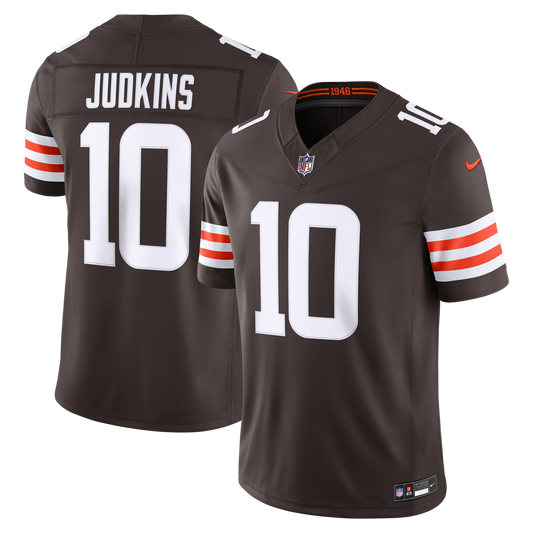 Quinshon Judkins Cleveland Browns Nike Brown Team Vapor F.U.S.E. Stitched Limited Jersey