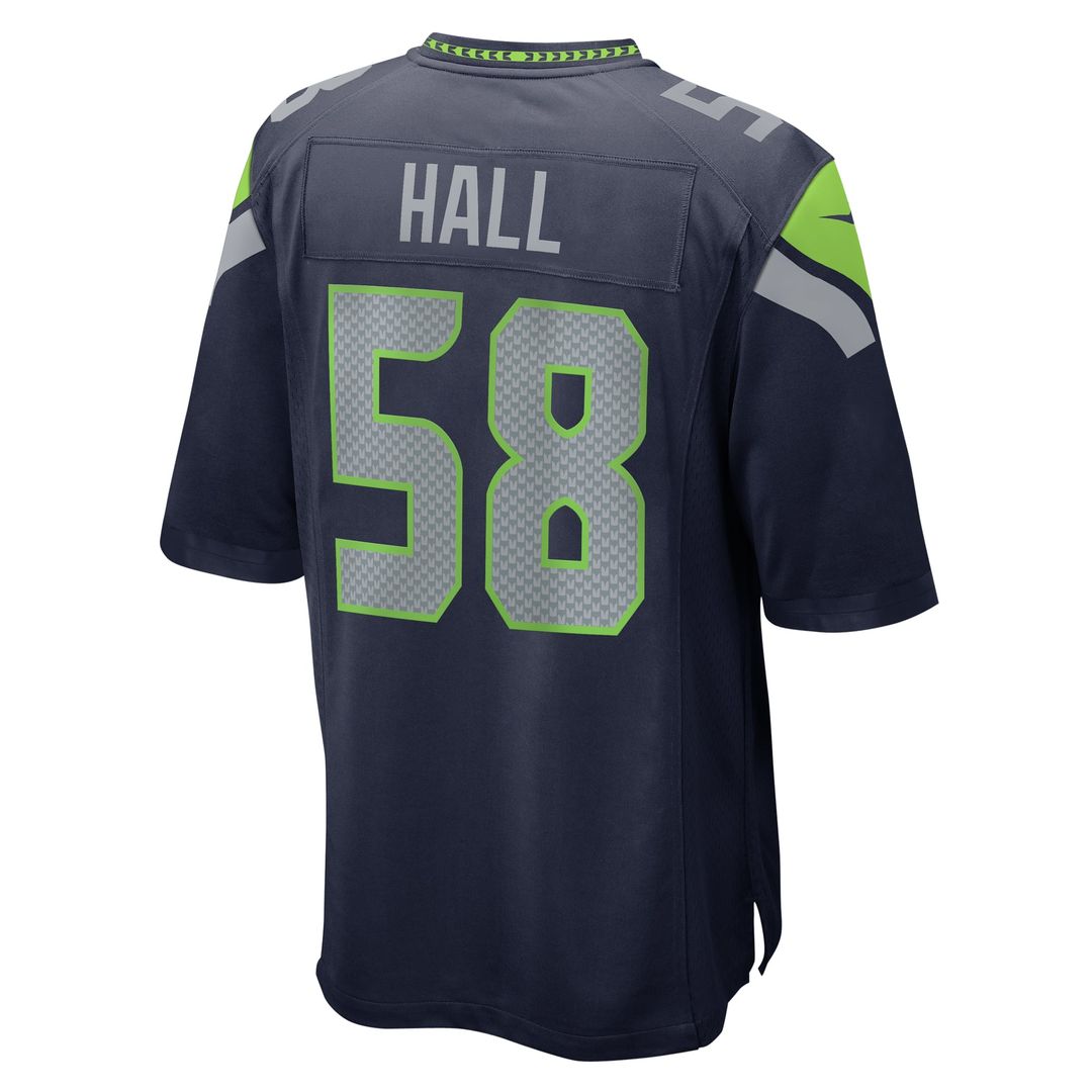 Derick Hall Seattle Seahawks Nike College Navy Game Jersey