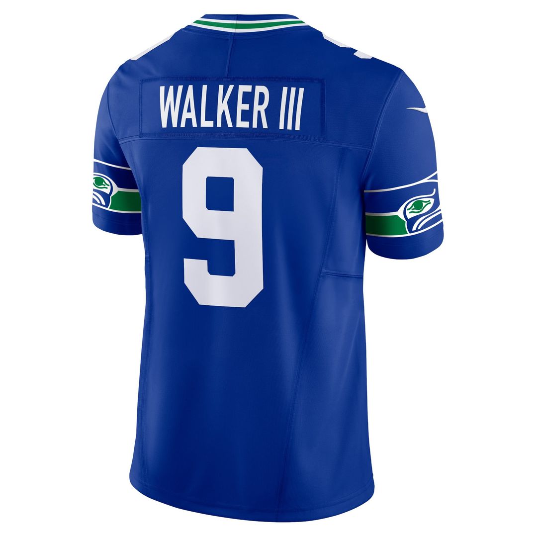 Kenneth Walker III Seattle Seahawks Nike Royal Vapor F.U.S.E. Limited Jersey
