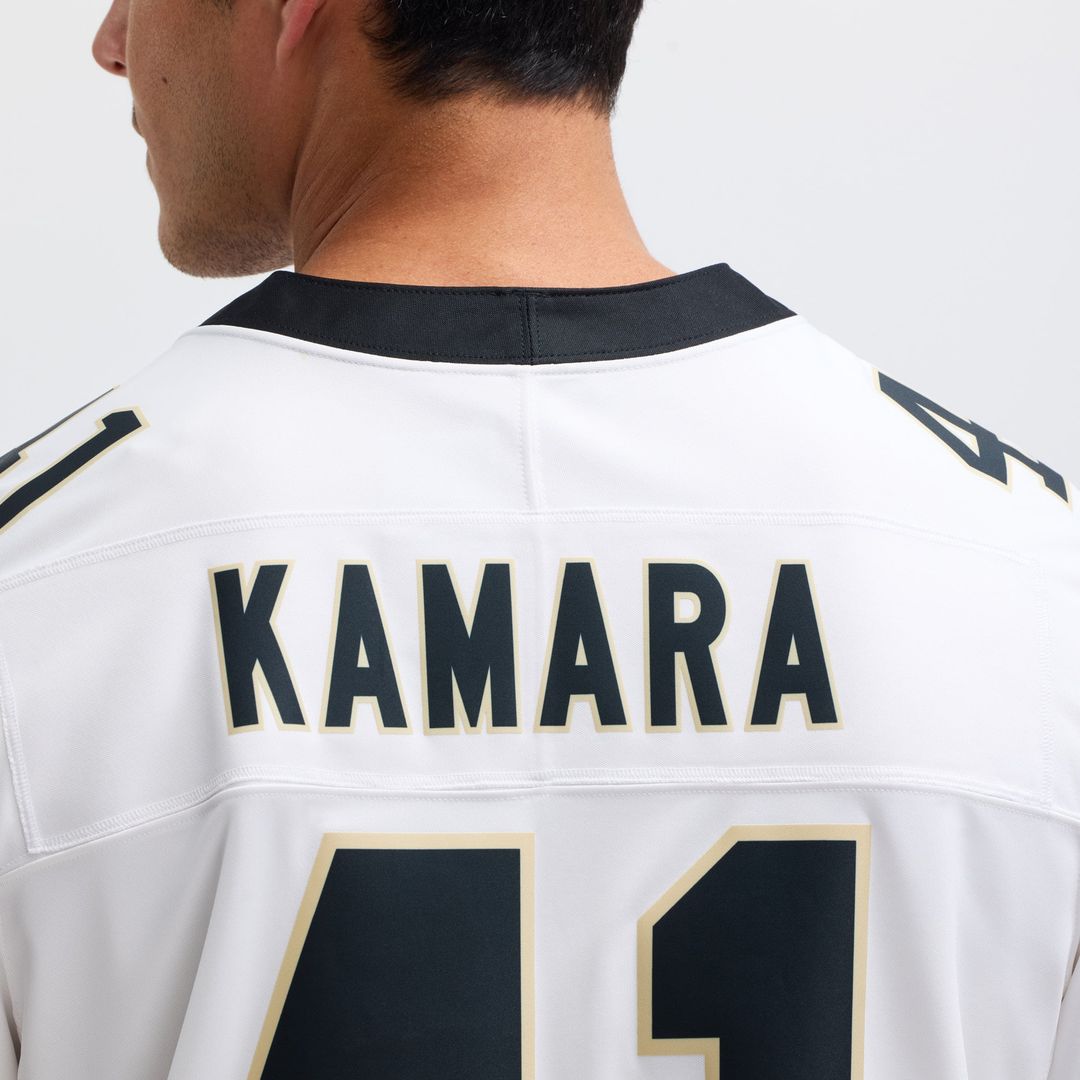 Alvin Kamara New Orleans Saints Nike White Vapor F.U.S.E. Limited Jersey