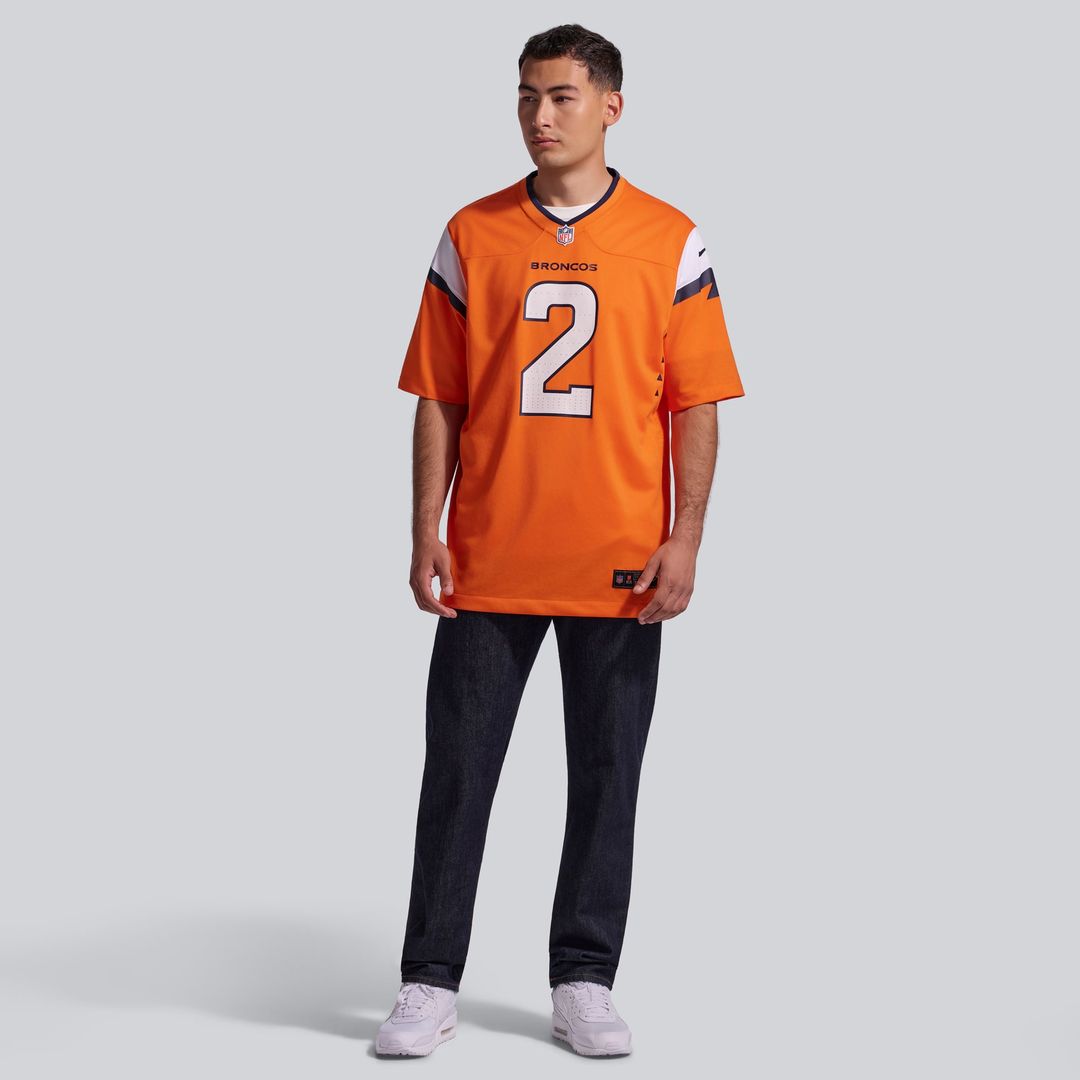 Patrick Surtain II Denver Broncos Nike Orange Team Game Jersey