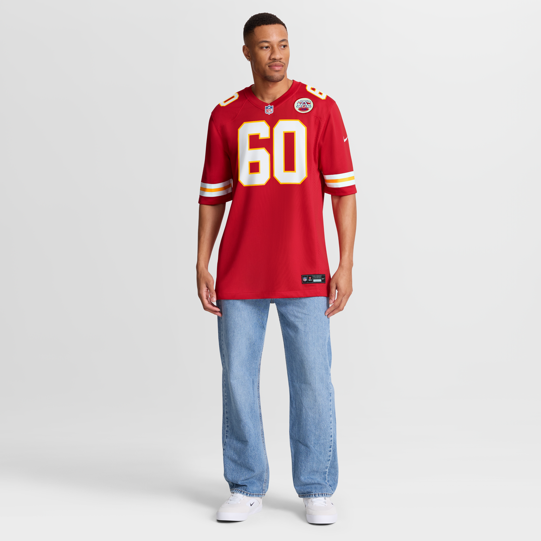 Hunter Nourzad Kansas City Chiefs Nike Red Game Jersey