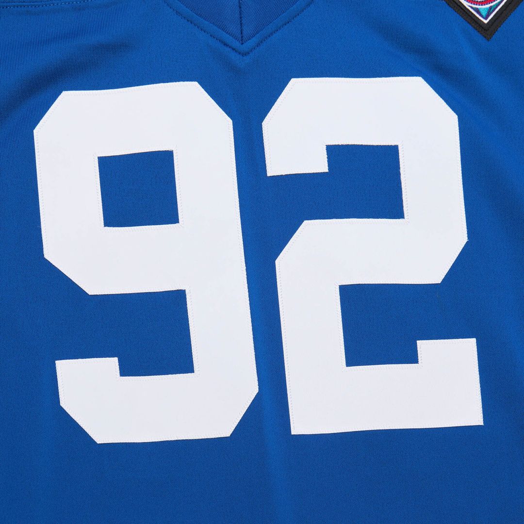 Michael Strahan New York Giants 1994 Mitchell & Ness Royal Authentic Throwback Retired Player Jersey