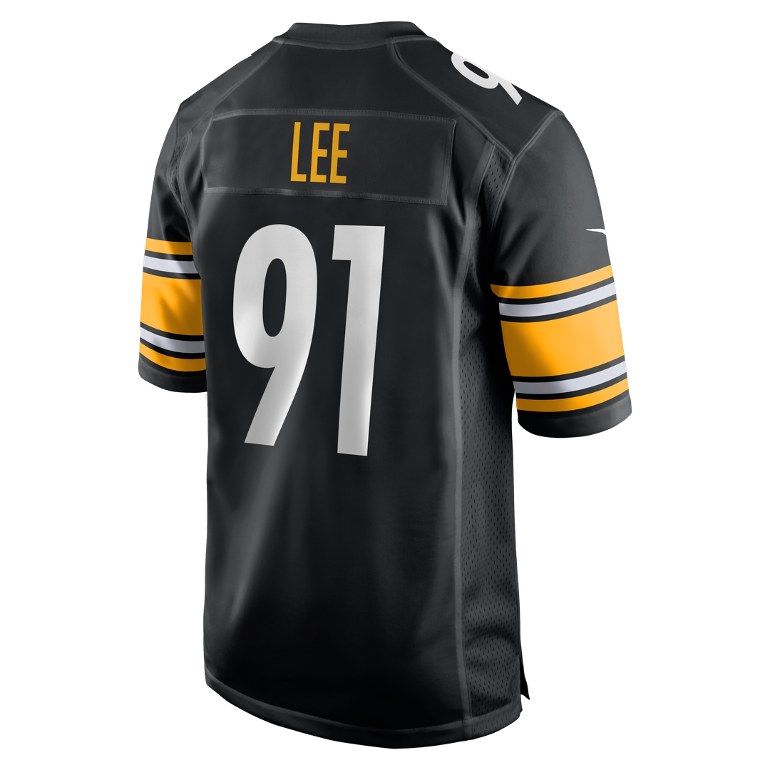 Logan Lee Pittsburgh Steelers Nike Black Game Jersey