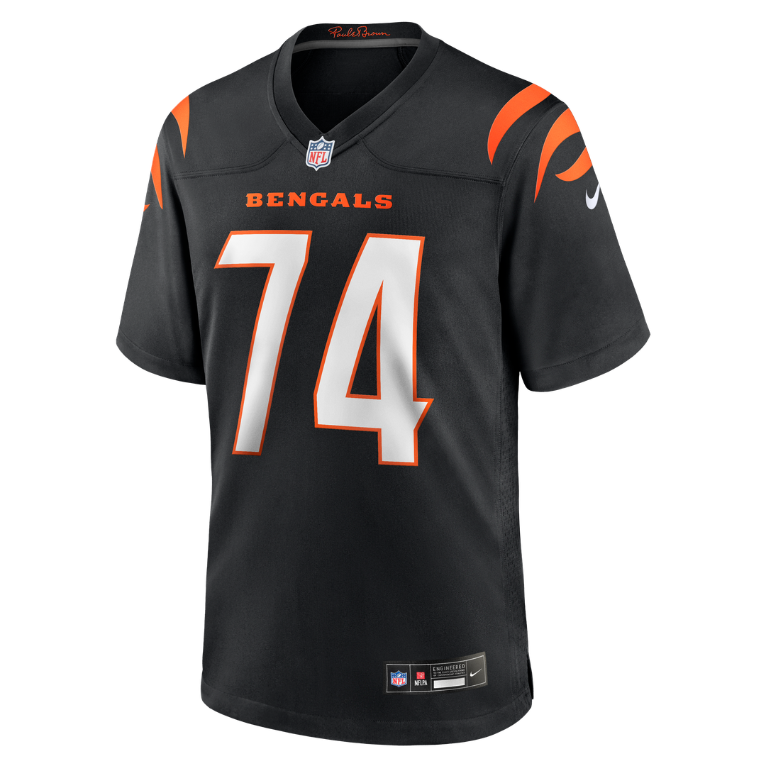 Jalen Rivers Cincinnati Bengals Nike Black Team Game Jersey