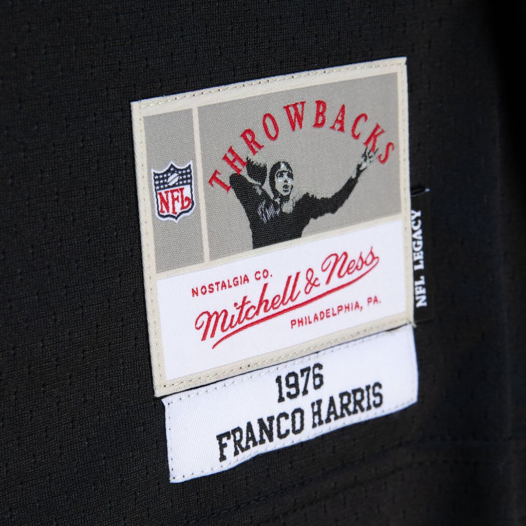 Franco Harris Pittsburgh Steelers Mitchell & Ness White Legacy Replica Jersey