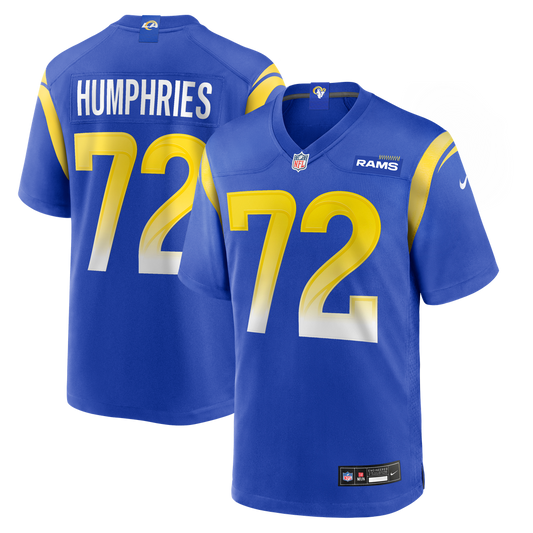 D.J. Humphries Los Angeles Rams Nike Royal Team Game Jersey
