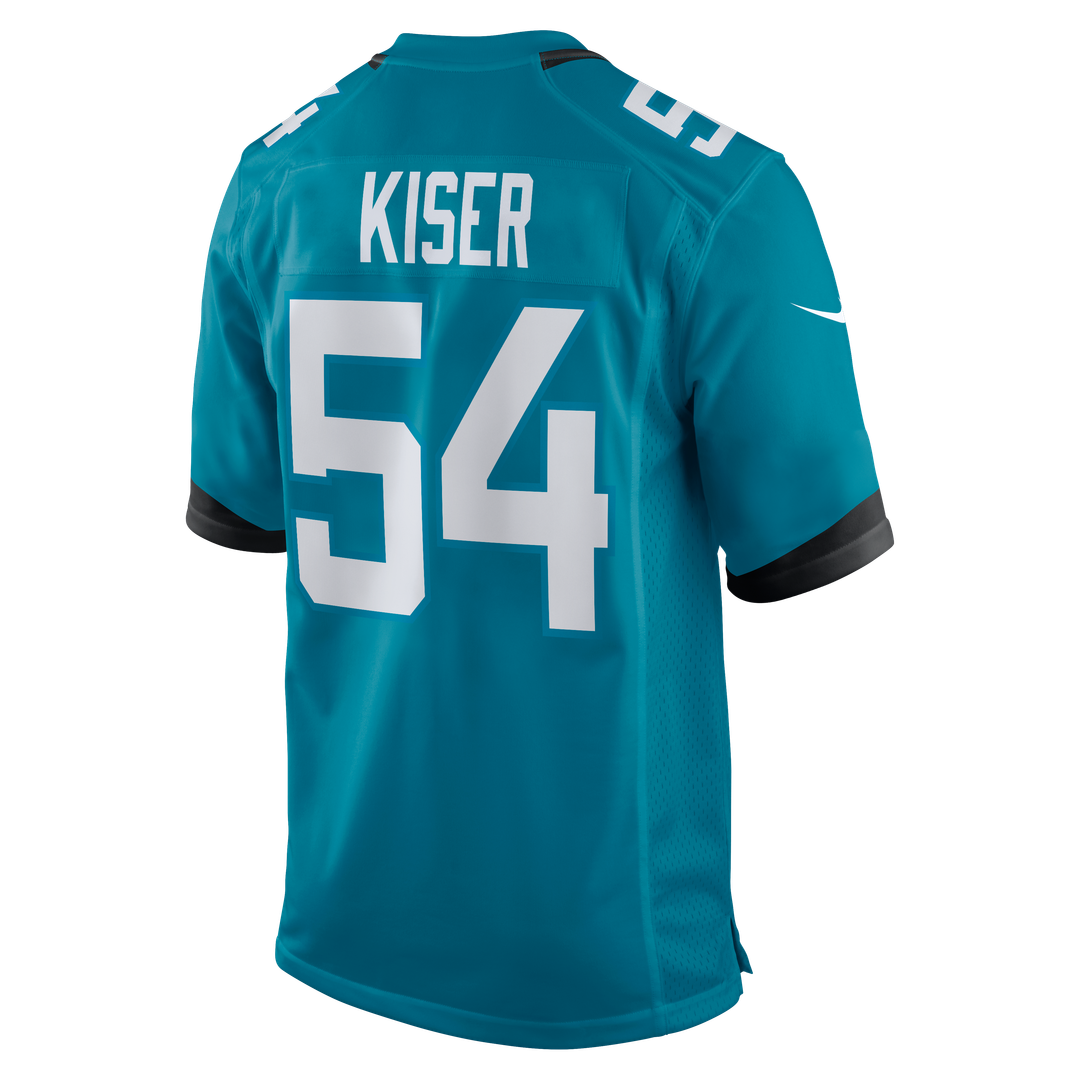 Jack Kiser Jacksonville Jaguars Nike Teal Team Game Jersey