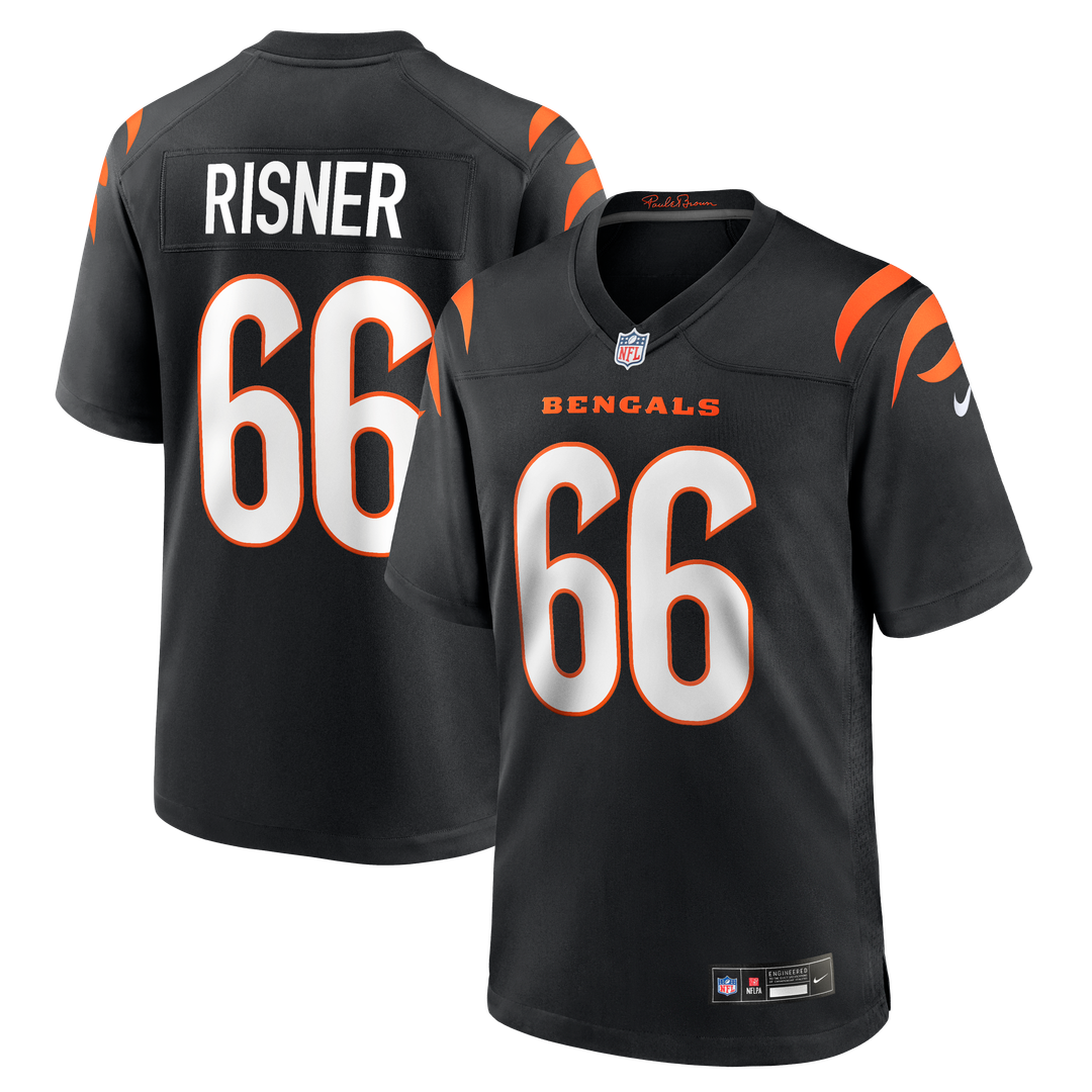 Dalton Risner Cincinnati Bengals Nike Black Team Game Jersey