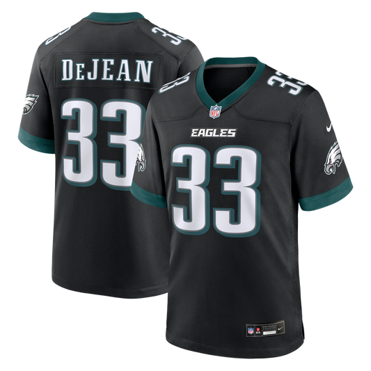 Cooper DeJean Philadelphia Eagles Nike Black Alternate Game Jersey