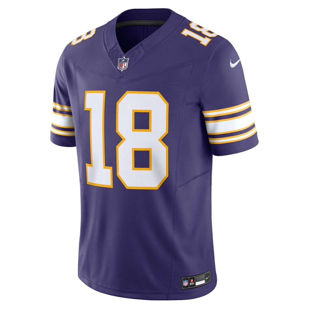 Justin Jefferson Minnesota Vikings Nike White Vapor F.U.S.E. Limited Jersey
