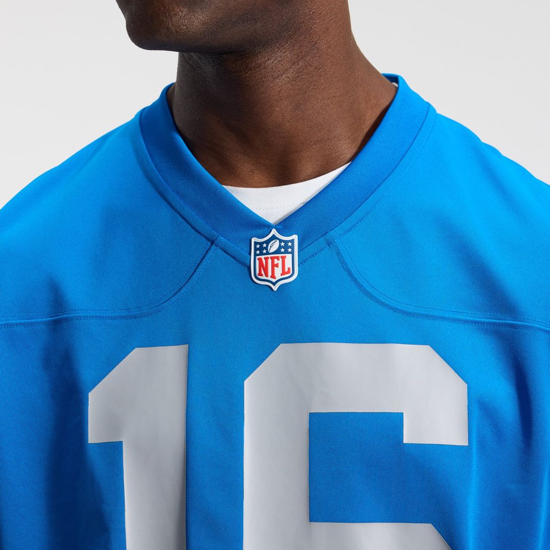 Jared Goff Detroit Lions Nike Blue Alternate Game Jersey