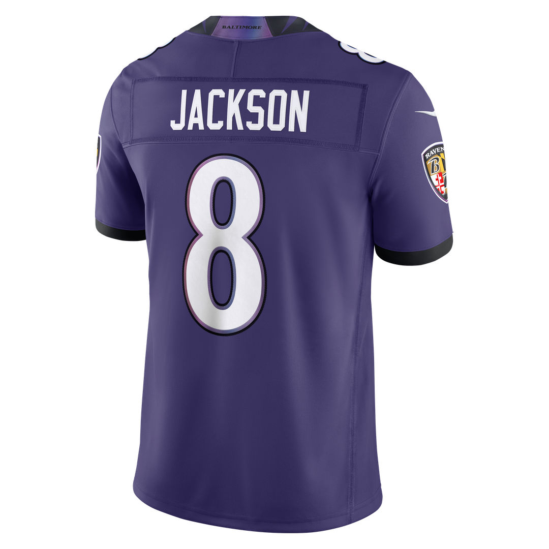 Lamar Jackson Baltimore Ravens Nike White Vapor F.U.S.E. Stitched Limited Jersey