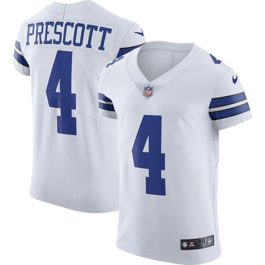 Dak Prescott Dallas Cowboys Nike White Vapor Elite Player Jersey