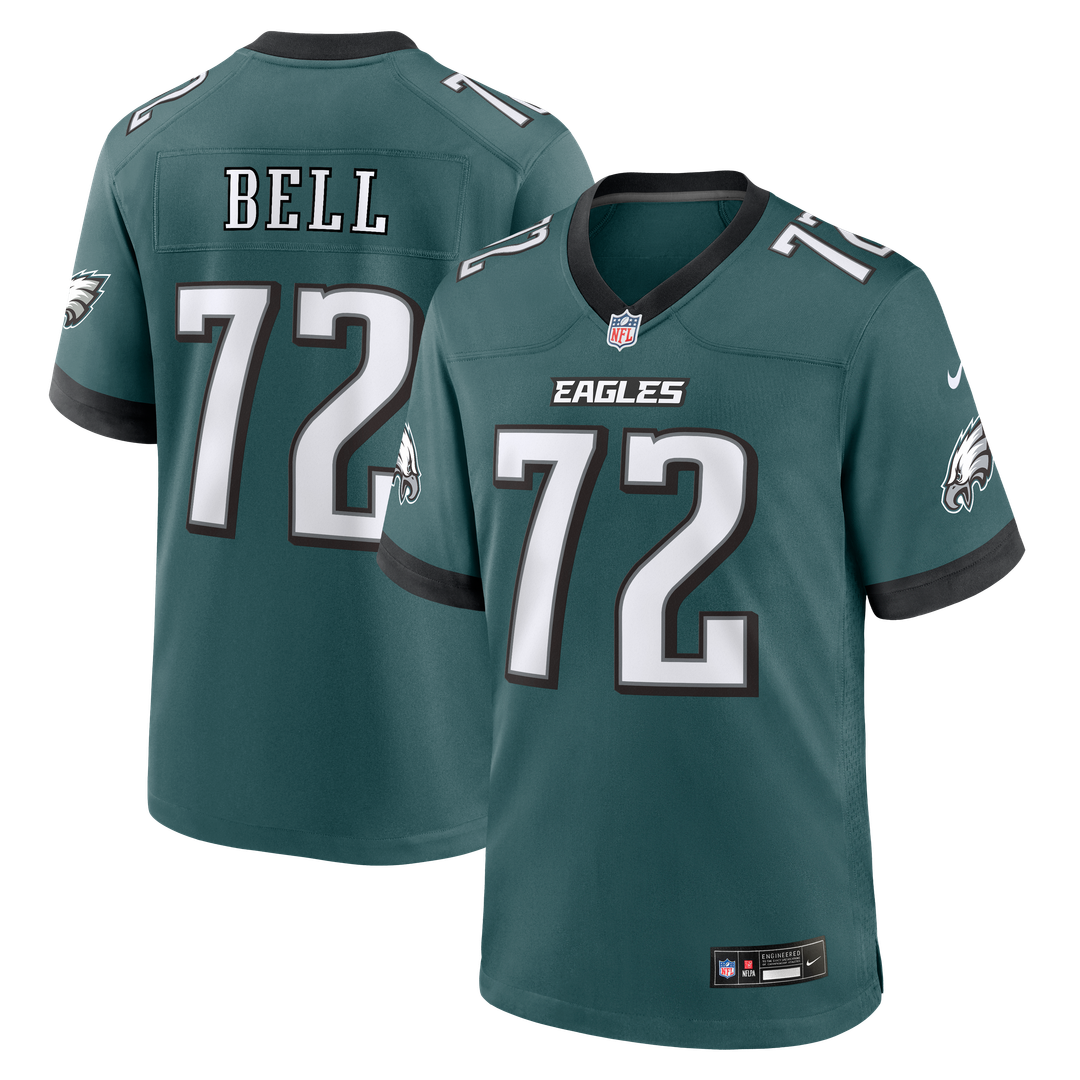 Markel Bell Philadelphia Eagles Nike Midnight Green Team Game Jersey