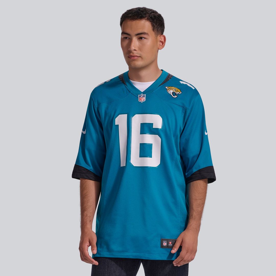 Trevor Lawrence Jacksonville Jaguars Nike Teal Home Game Jersey