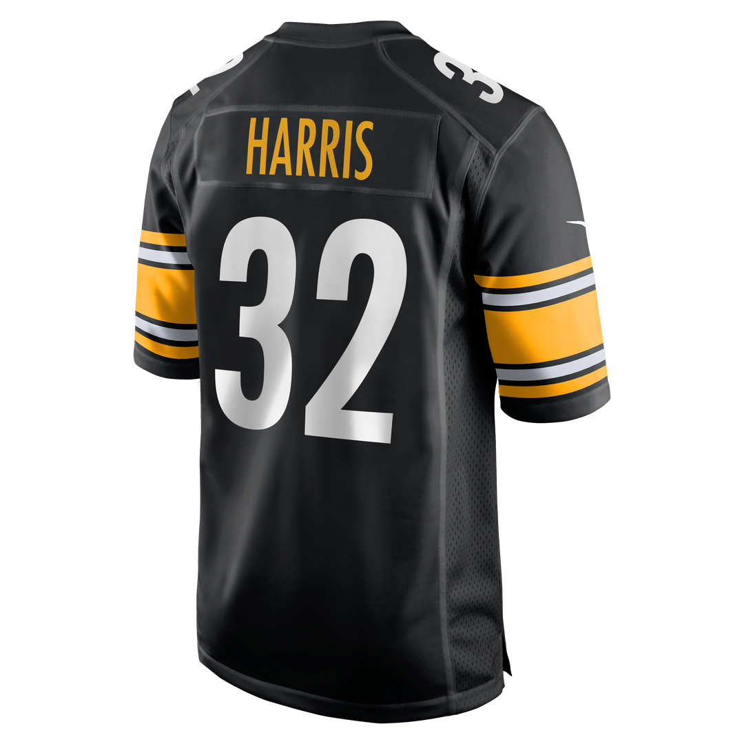 Franco Harris Pittsburgh Steelers Nike Black Game Retired Player Jersey