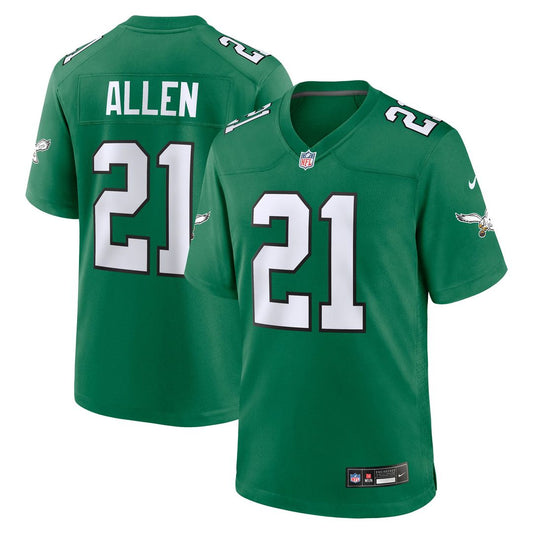 Eric Allen Philadelphia Eagles Nike Kelly Green Retired Player Alternate Game Jersey