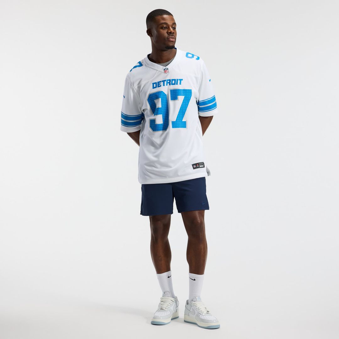 Aidan Hutchinson Detroit Lions Nike White Game Jersey