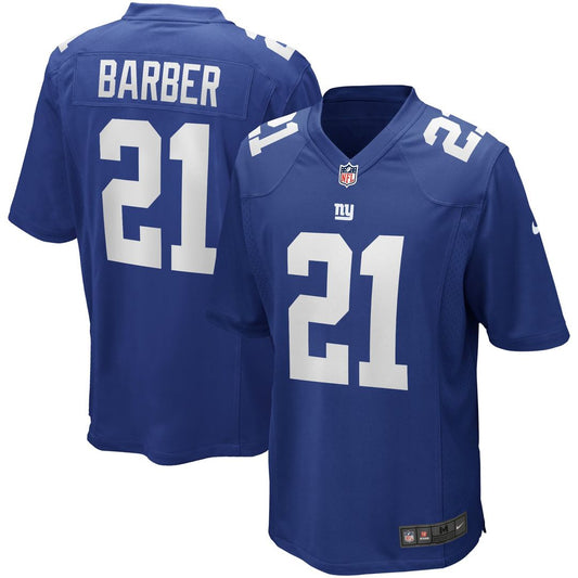 Tiki Barber New York Giants Nike Royal Game Retired Player Jersey