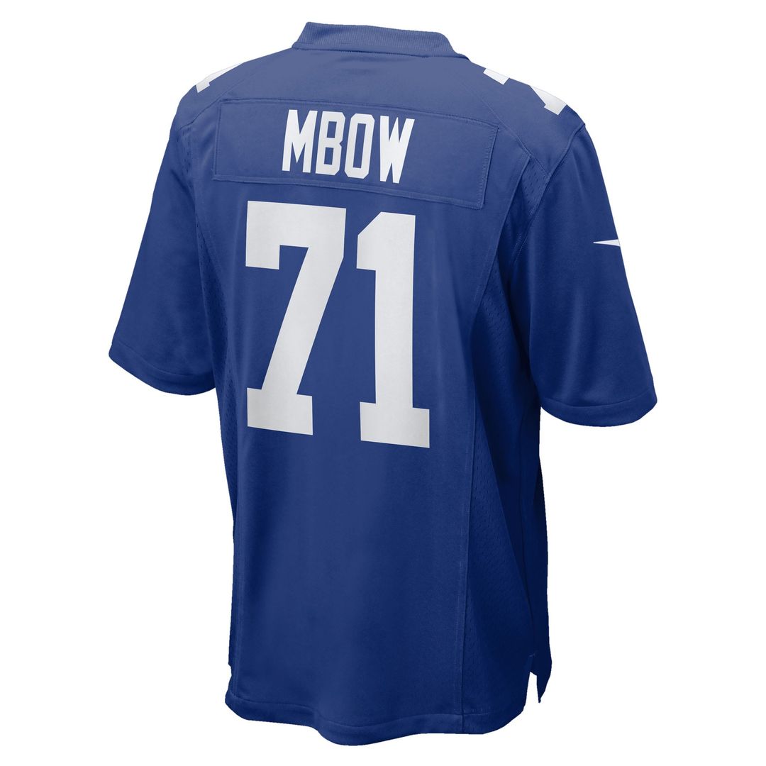 Marcus Mbow New York Giants Nike Royal Team Game Jersey