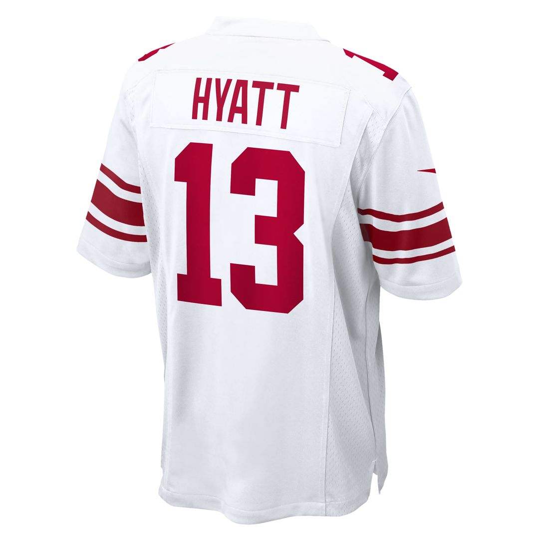 Jalin Hyatt New York Giants Nike White Game Jersey