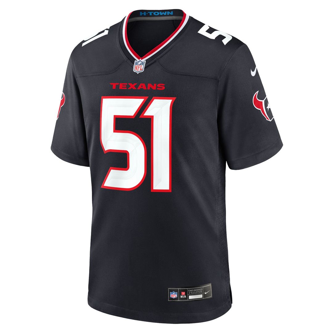 Will Anderson Jr. Houston Texans Nike Navy Game Jersey