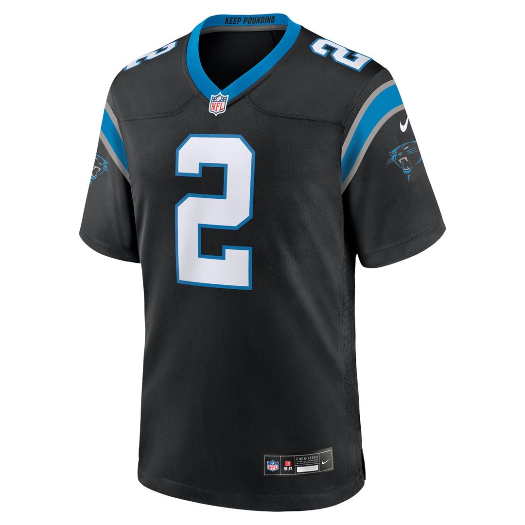 Mike Jackson Carolina Panthers Nike Black Game Jersey