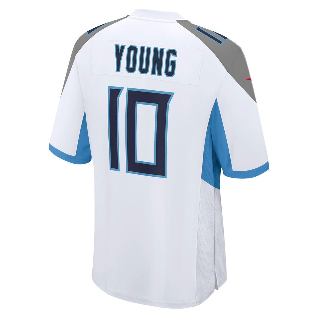 Vince Young Tennessee Titans Nike White Retired Player Game Jersey