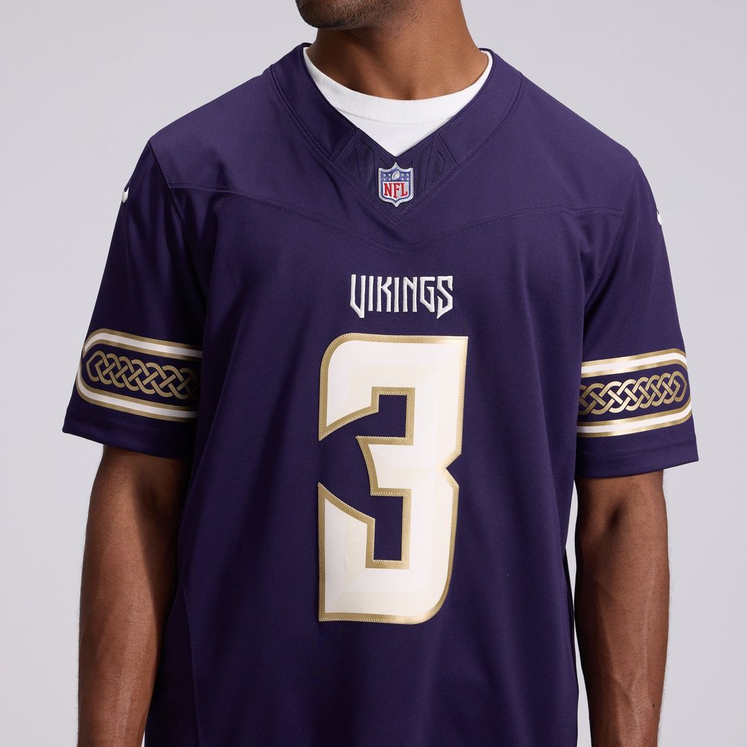 Jordan Addison Minnesota Vikings Nike Purple 2026 Rivalries Collection Stitched Limited Jersey