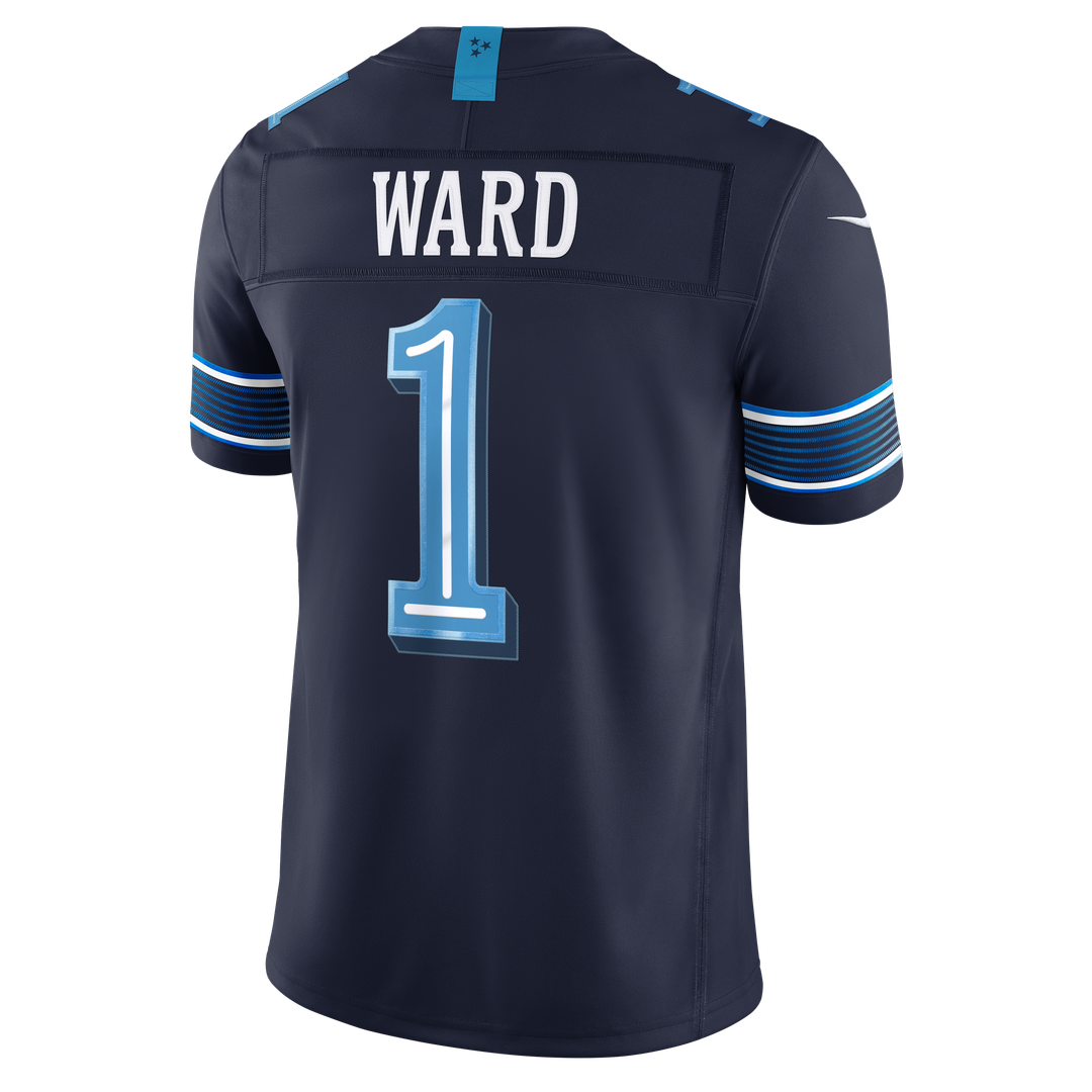 Cameron Ward Tennessee Titans Nike Navy 2026 Rivalries Collection Stitched Limited Jersey