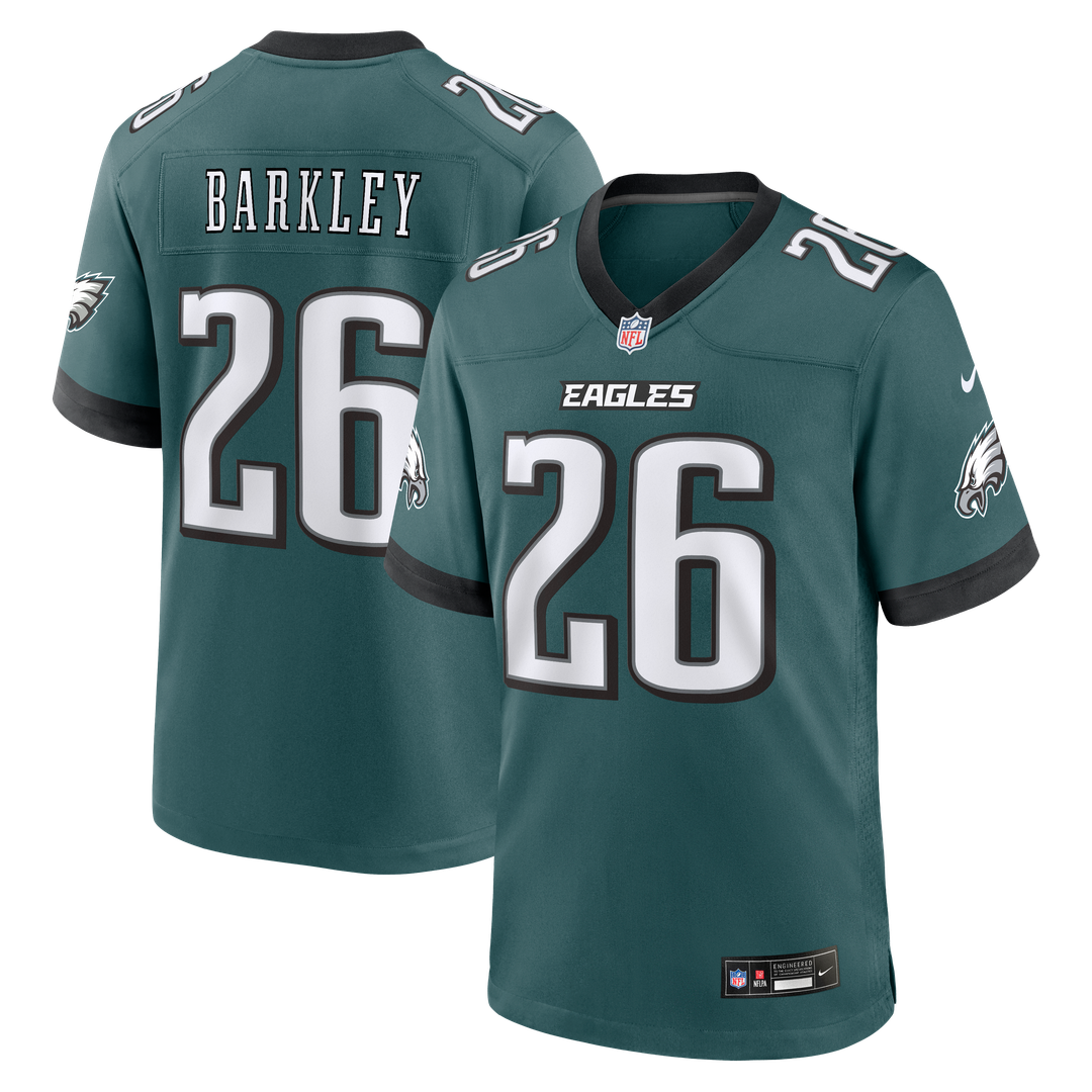 Saquon Barkley Philadelphia Eagles Nike White Game Jersey