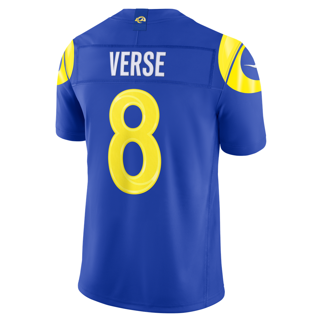 Jared Verse Los Angeles Rams Nike White Vapor F.U.S.E. Stitched Limited Jersey