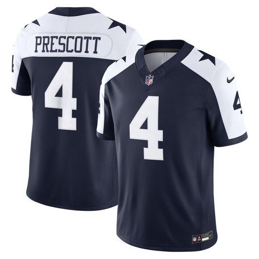 Dak Prescott Dallas Cowboys Nike Navy Alternate Vapor F.U.S.E. Stitched Limited Jersey