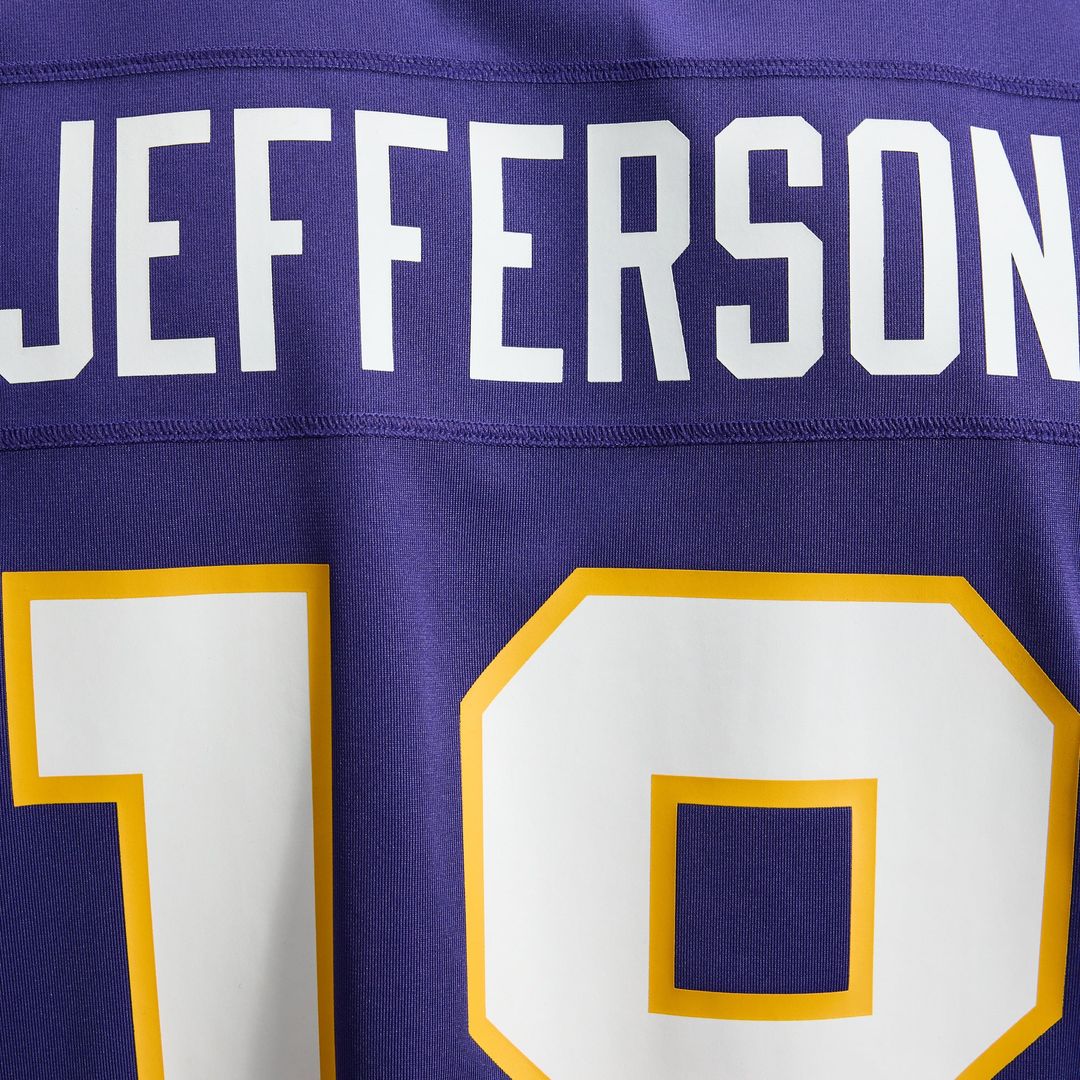 Justin Jefferson Minnesota Vikings Nike White Alternate Game Player Jersey