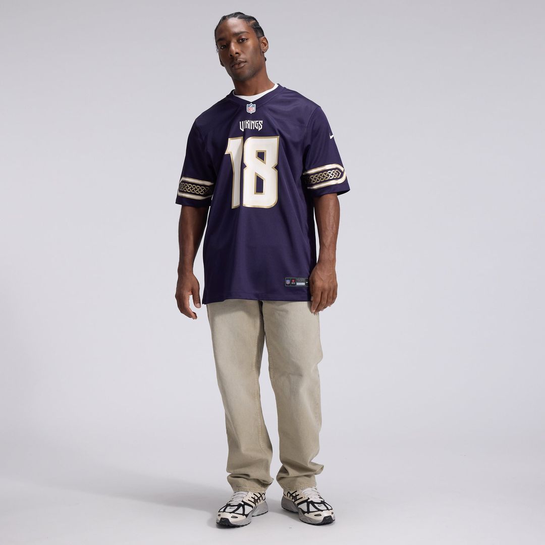 Justin Jefferson Minnesota Vikings Nike Purple 2026 Rivalries Collection Game Jersey