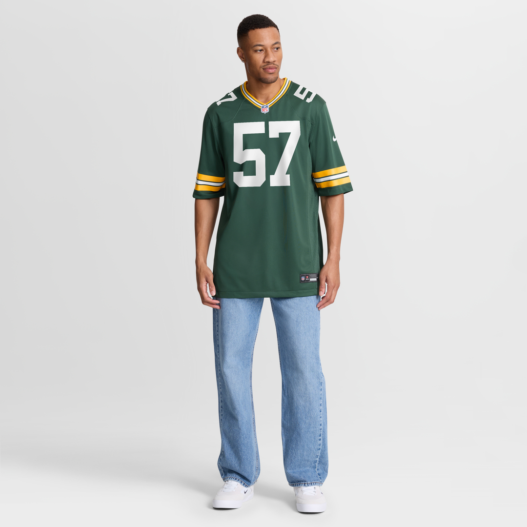 Brenton Cox Jr. Green Bay Packers Nike Green Game Jersey