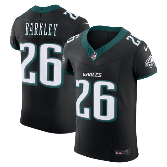 Saquon Barkley Philadelphia Eagles Nike Black Alternate Vapor F.U.S.E. Elite Jersey