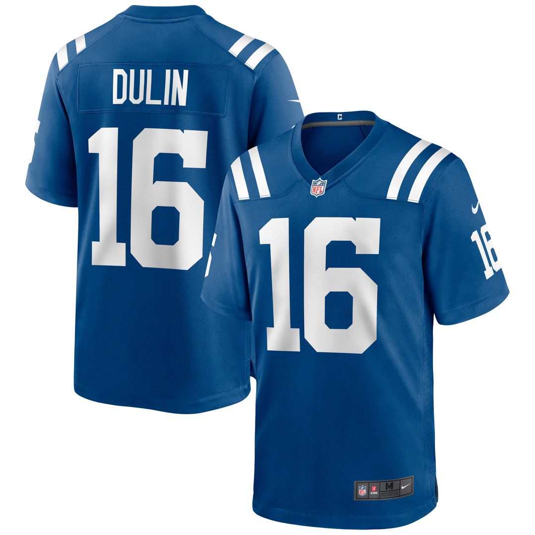 Ashton Dulin Indianapolis Colts Nike Royal Game Jersey