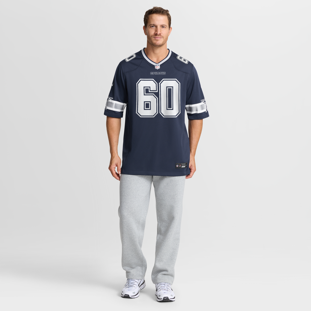Tyler Guyton Dallas Cowboys Nike Navy Player Game Jersey