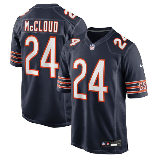 Nick McCloud Chicago Bears Nike Navy Team Game Jersey