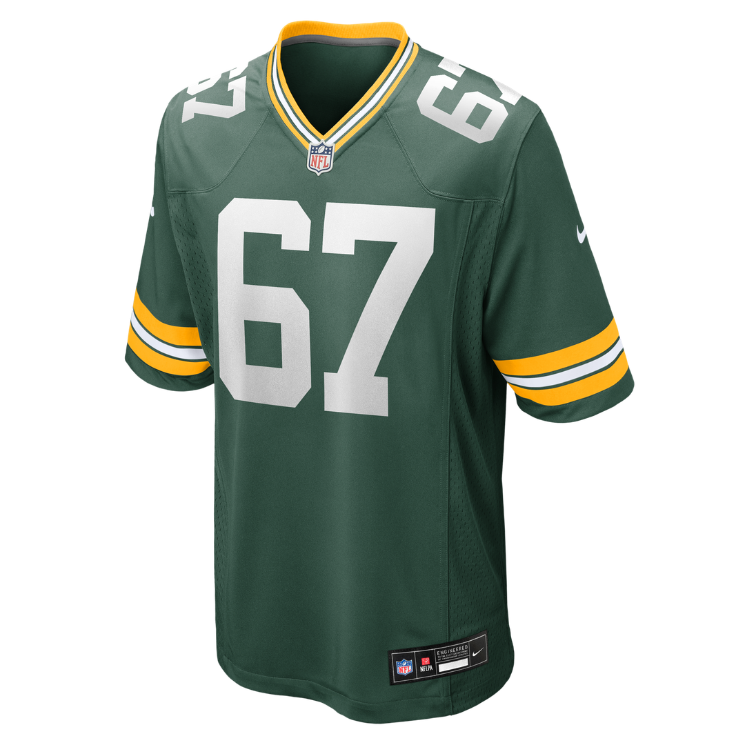 Donovan Jennings Green Bay Packers Nike Green Team Game Jersey